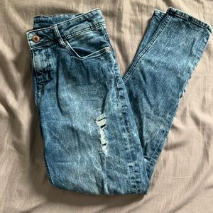 Acid wash jeans h&m